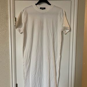 Long White Tshirt Dress. Missguided UK
